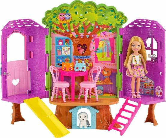Chelsea Barbie Doll e casa sull'albero Playset