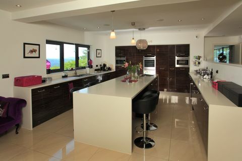 Follia di Kemeys - Coed Y Caerau Lane - cucina - Savills