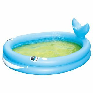 Divertente piscina per bambini con nebulizzatore d'acqua 