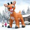 Questo gonfiabile Rudolph gigante potrebbe essere più alto della tua casa