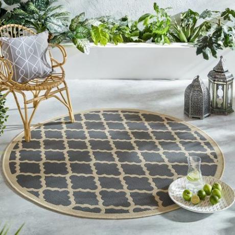 florence alfresco padova circle tappeti da esterno rotondi beige antracite