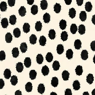 Ikat Dots neri e crema 