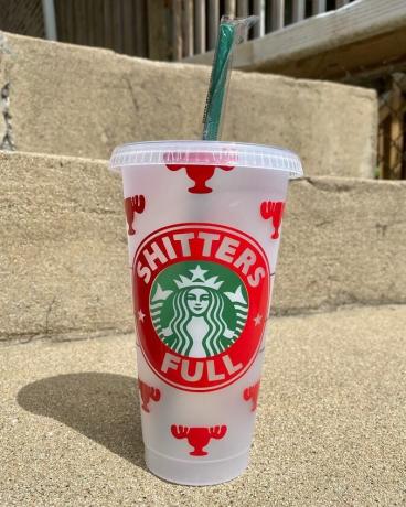 La tazza piena di Starbucks di Shitter