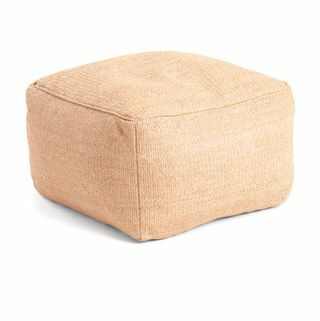 Pouf da esterno in fibra naturale