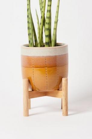 Vaso per piante in ceramica giallo Kanu medio