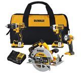 Kit combinato senza spazzole DEWALT 20V MAX XR con utensile da taglio / smerigliatrice (DCK483D2 e DCG413B)