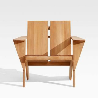 Sedia Adirondack in teak Paso