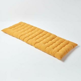 Cuscino da panchina senape