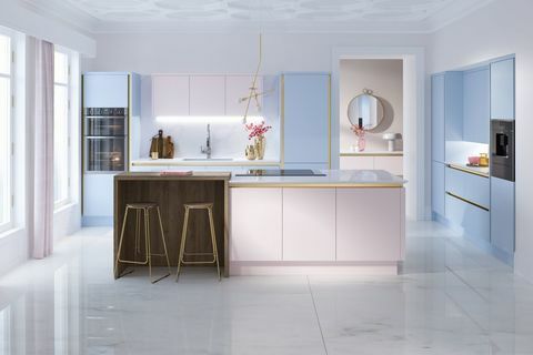 Collezione Amaretti di Wren Kitchens - Milano in rosa