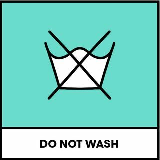 non lavare il simbolo della biancheria