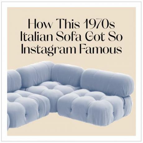grafica del divano italiano