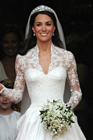 Kate Middleton, duchessa di Cambridge, bouquet da sposa