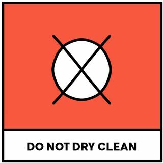 simbolo di biancheria non lavata a secco