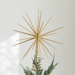 Topper albero stella d'oro