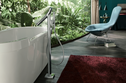 Increspature interni bagno verde