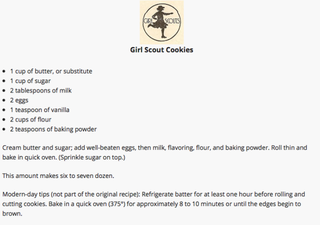 Ricetta Girl Scout
