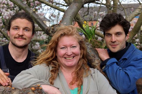 Garden Rescue - serie due - Charlie Dimmock, David Rich, Harry Rich - i fratelli Rich