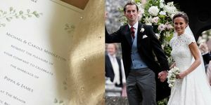 Invito al matrimonio di Pippa Middleton