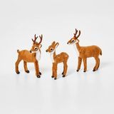 Figurine decorative mini cervo 3pc 