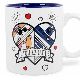 Tazza da caffè in ceramica "You R2 Cute" di Star Wars | Contiene 20 once | Esclusiva Toynk