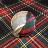 Plaid Ball Ornament