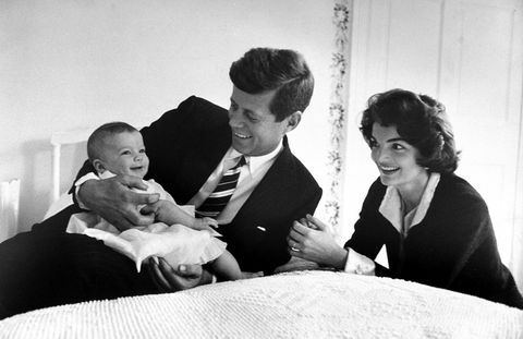 John F. E Jacqueline Kennedy Con La Caroline Kennedy