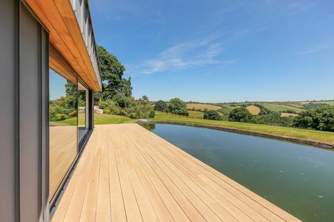 Penson Farm, Diptford, Totnes, Devon - terrazza e vista