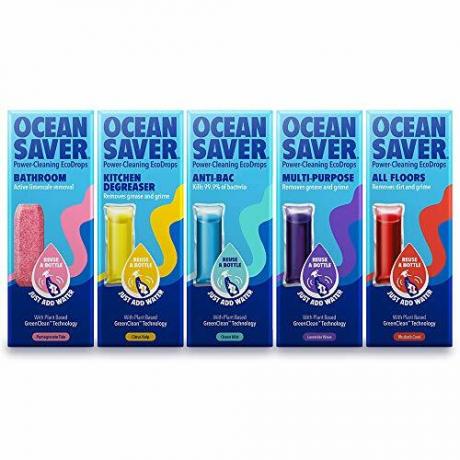 Collezione EcoDrops per la pulizia OceanSaver, confezione da 5