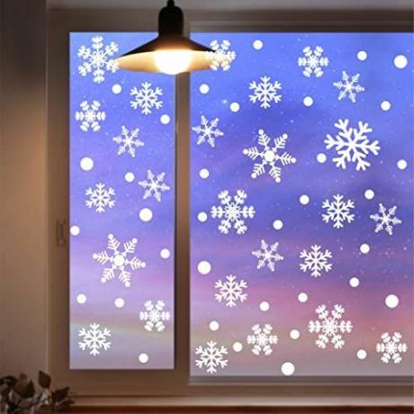 Adesivi per finestra con fiocco di neve di Natale 