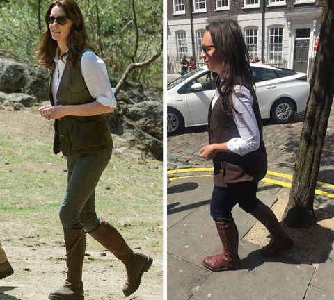 vestito come un completo da trekking di Kate Middleton