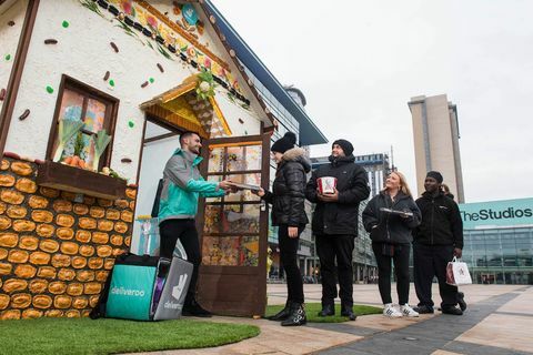 Foto commestibile della casa di Deliveroo