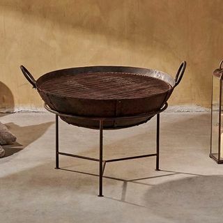 Kadai in ferro rigenerato con griglia