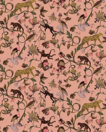 Furn Exotic Wildlings Wallpaper Blush