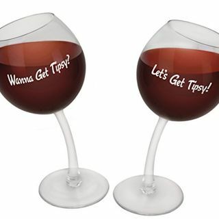 Tipsy Wine Bicchieri, set di 2