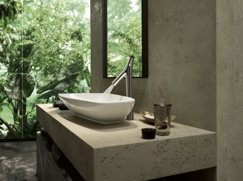 Increspature interni bagno verde