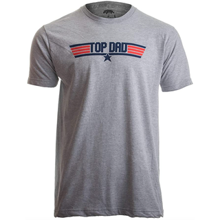 T-shirt militare " Top Dad" degli anni '80