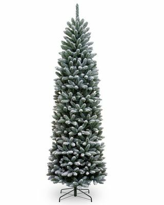 Albero di Natale artificiale abete verde innevato da 1,8 m