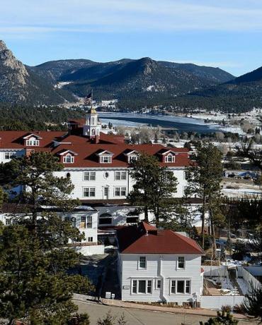 il famoso hotel stanley a estes park, colorado