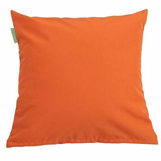 Cuscino di dispersione di mobili da giardino riempito con briciole di schiuma da esterno 18 "- confezione da 4 (arancione)