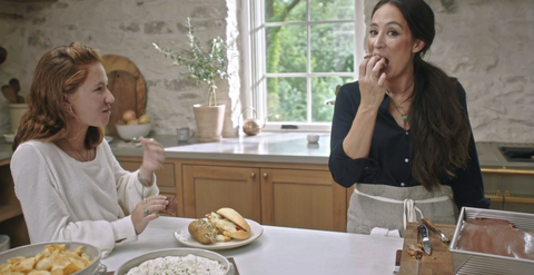 joanna gaines ha condiviso alcune ricette del super bowl