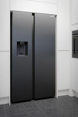 grande frigorifero con congelatore, magnete
