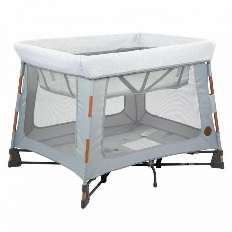 Swift Play Yard, extra comodo, materasso spesso, Essential Grey