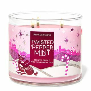 Candela a 3 stoppini Twisted Peppermint